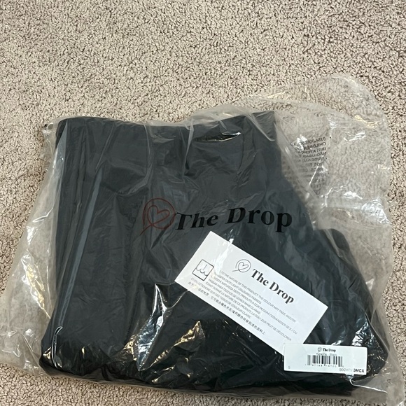 NWT! The Drop Black Denim Katerina Button-Up Long Sleeve Dress. Size Small. - Picture 10 of 12